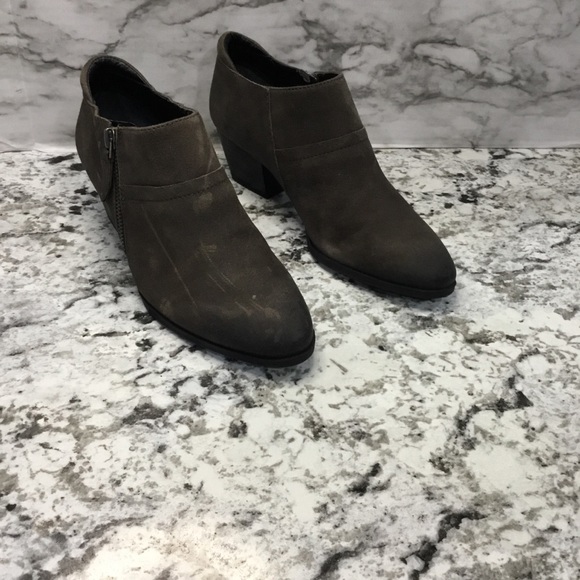 Franco Sarto Greco Suede Ankle Boot Booties - Picture 7 of 13